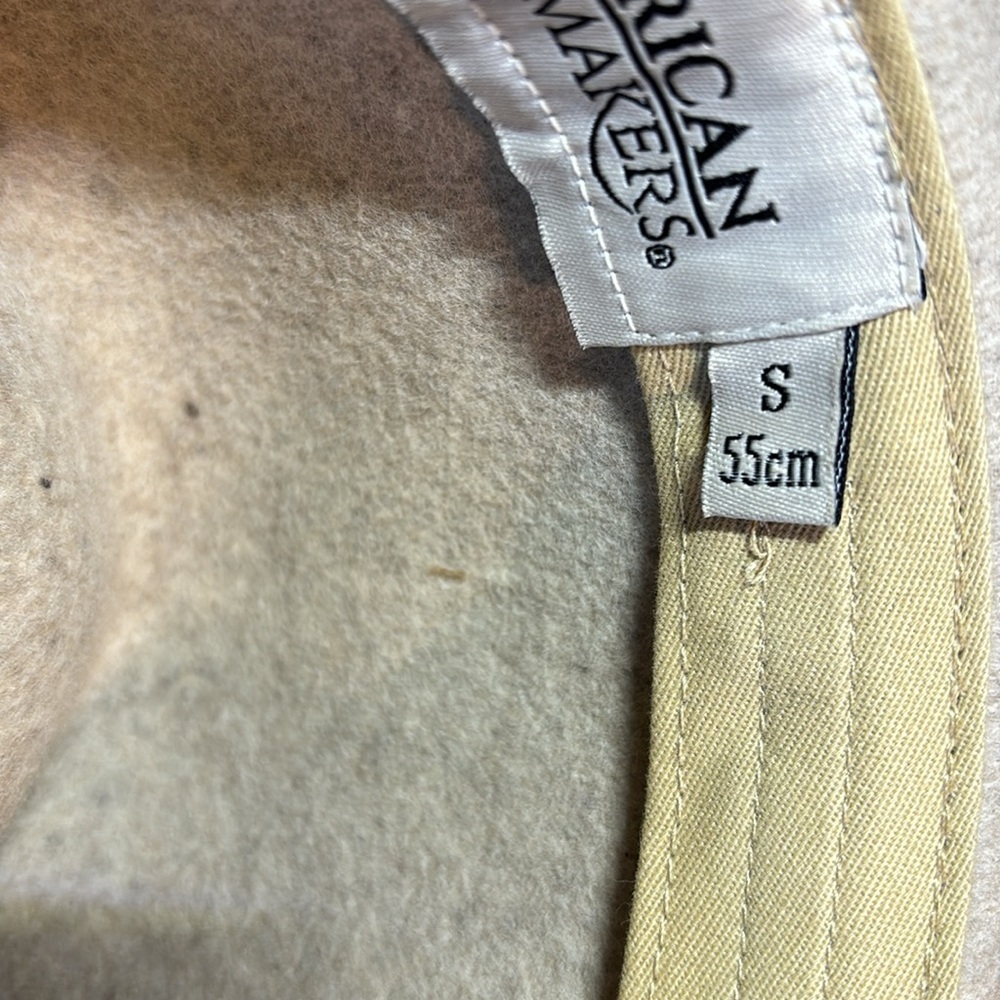 AMERICAN HAT MAKERS Maldives Moon Wide Brim Felt Fedora Size Small 55cm - Picture 13 of 14